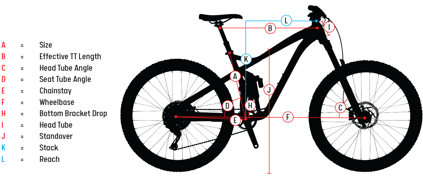 Jamis® 3VO Geometry Diagram